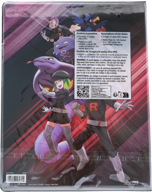 Pokémon 9-Pocket Portfolio „Giovanni & Mewtwo / Team Rocket“
