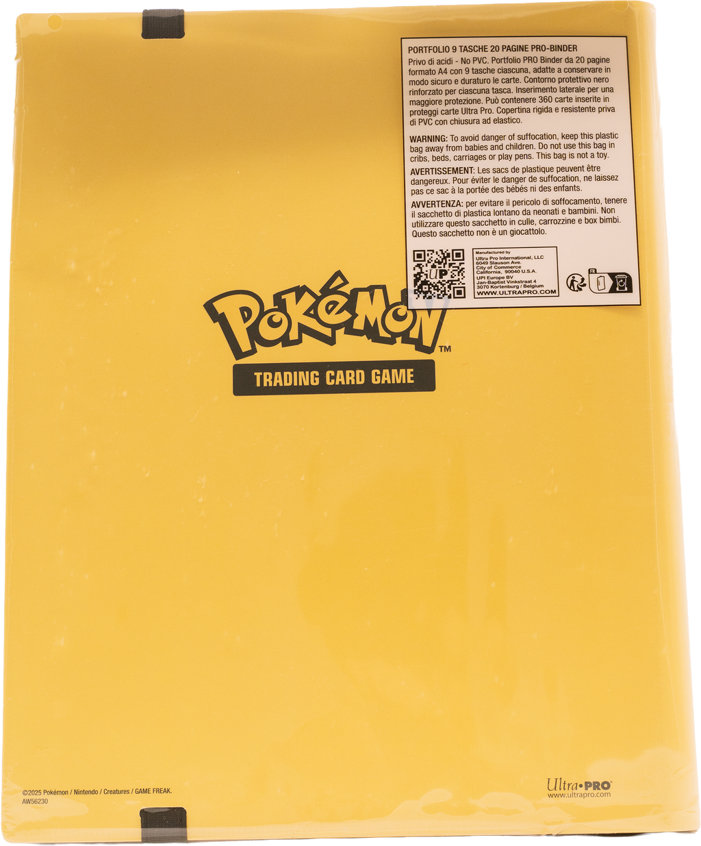 Pokémon 9-Pocket PRO-Binder „Pikachu“
