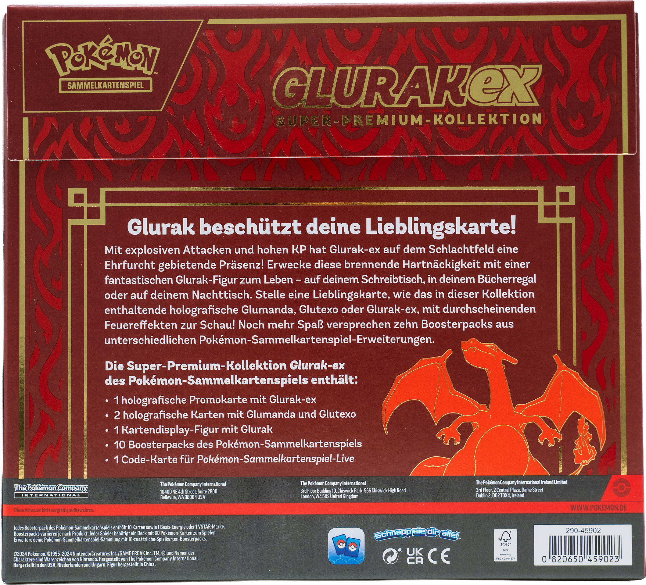 Pokémon Glurak ex Super Premium Kollektion (DE)
