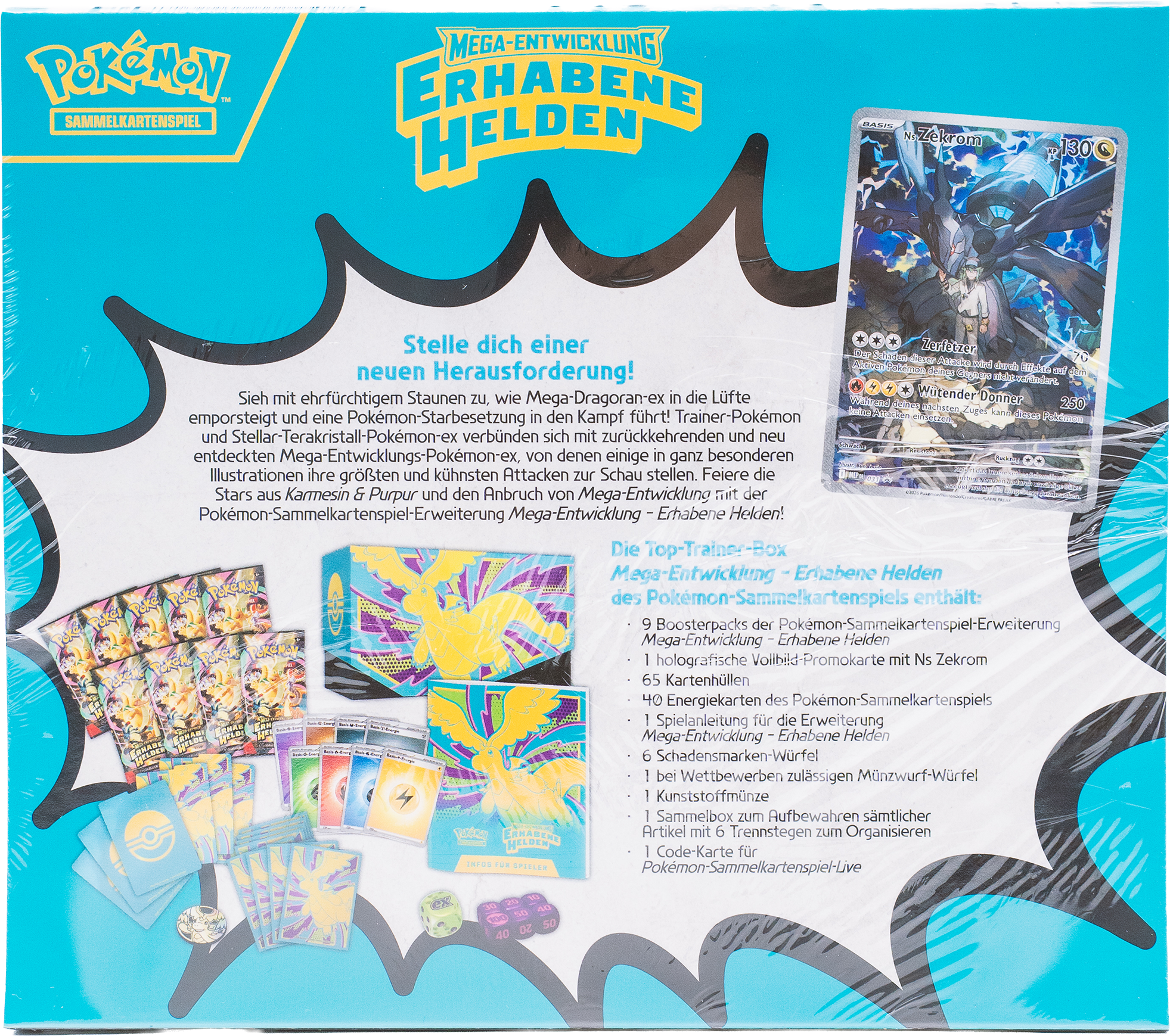Pokémon TCG Mega-Entwicklung - Erhabene Helden TTB (DE)