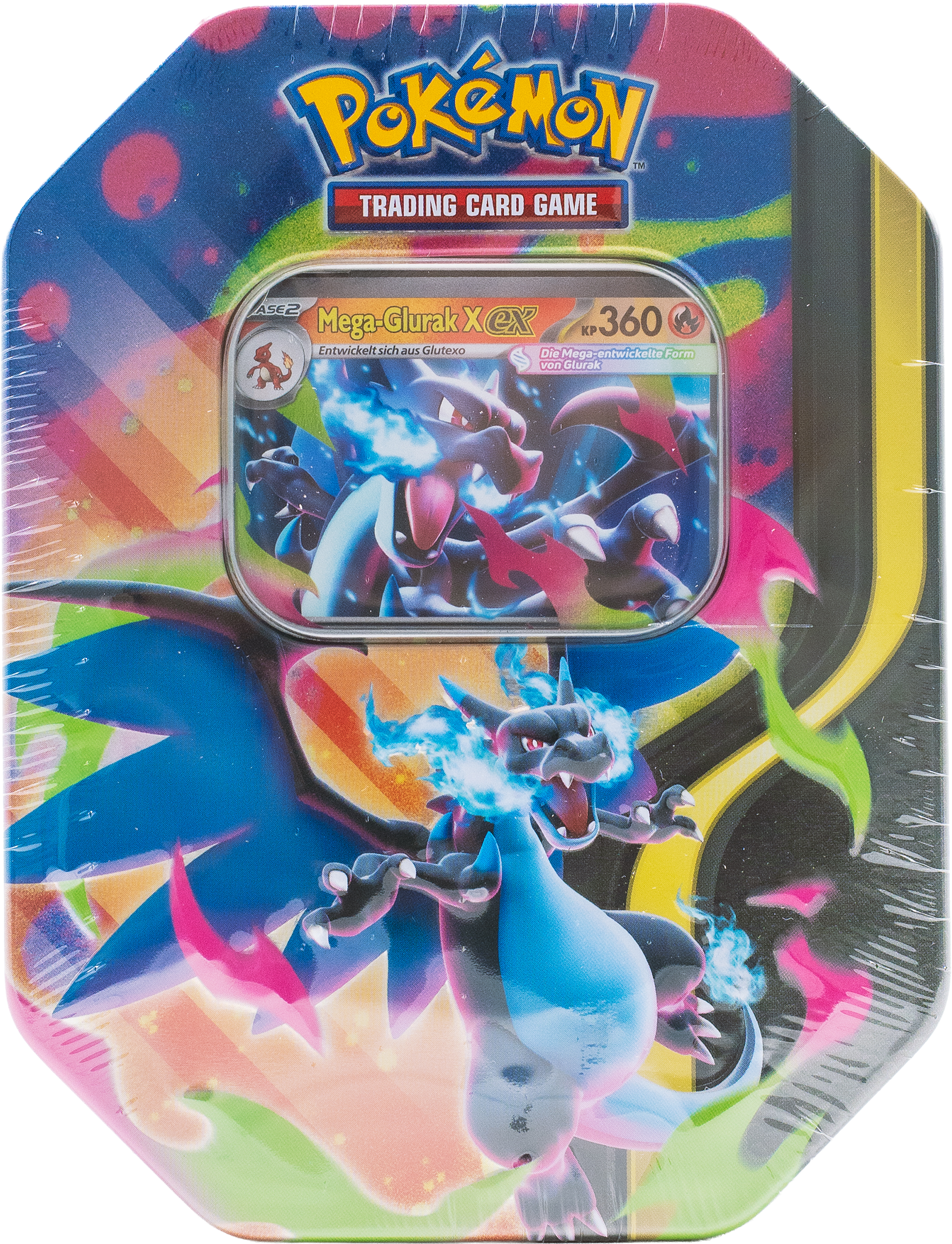 Pokémon Mega #126 Glurak X ex Tin-Box (DE)