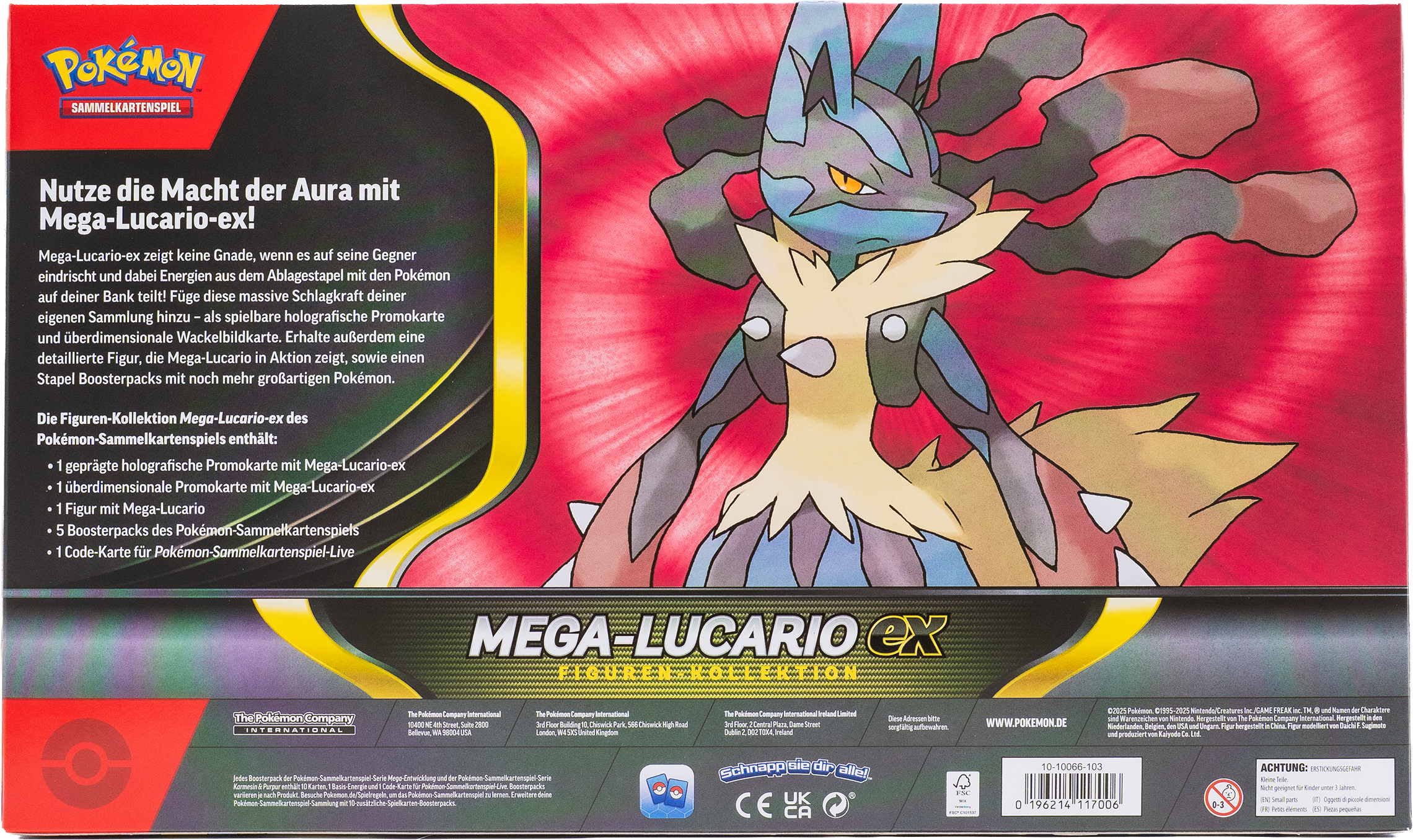 Pokémon Mega Lucario GX V-Collection Box (DE)