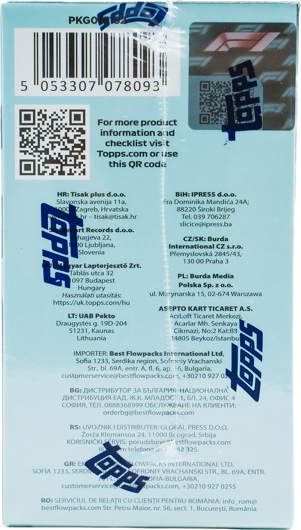 2025 Topps Chrome Formel 1 - Value Box